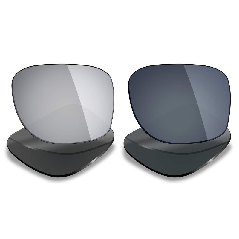 Mryok 2 Pair Polarized Replacement Lenses for Oakley Holbrook Sunglass - Options - Image 1